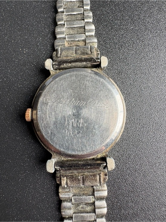 Dior Women’s Vintage Silver and Gold-Tone Round‎ Dial Bracelet Watch main image 4